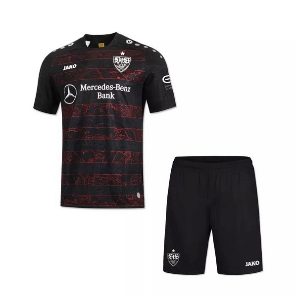 Camiseta Stuttgart 2ª Niños 2020/21 Negro